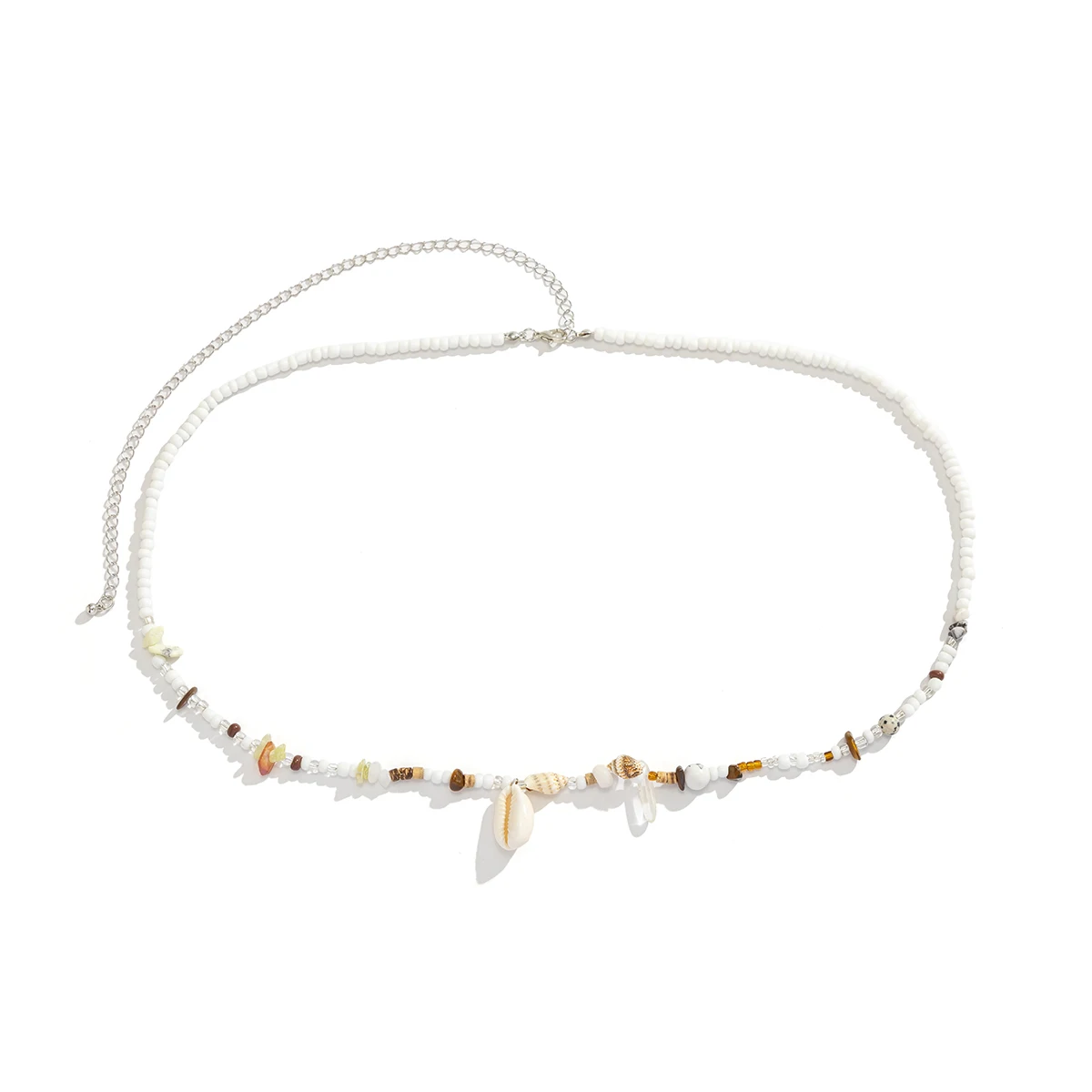 Boho Beaded Belly Chain Mixed Color Waist Chain display picture 2