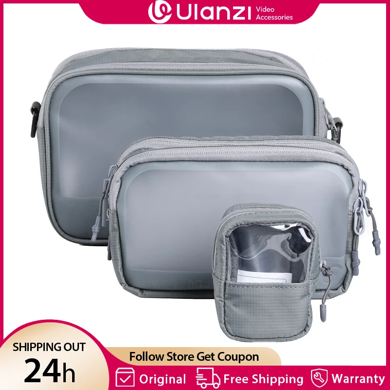 

Ulanzi BP15 2.6L/0.85L/0.175L Mini Portable Transparent Storage Bag Waterproof Case for Full Light Smartphone Camera Accessories