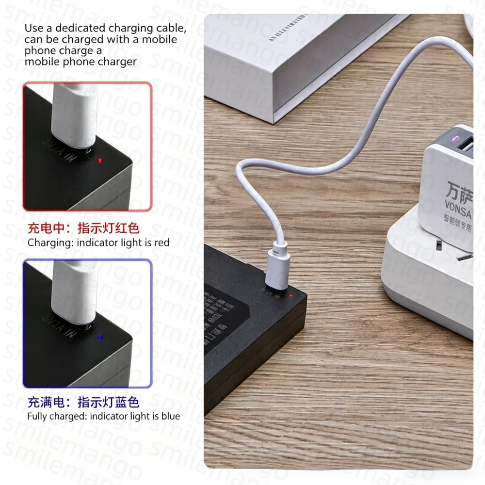 High-Quality 7.4V 4200mAh Lithium Smart Door Lock Battery for QULE YC04B Replacement A-grade Battery Cell
