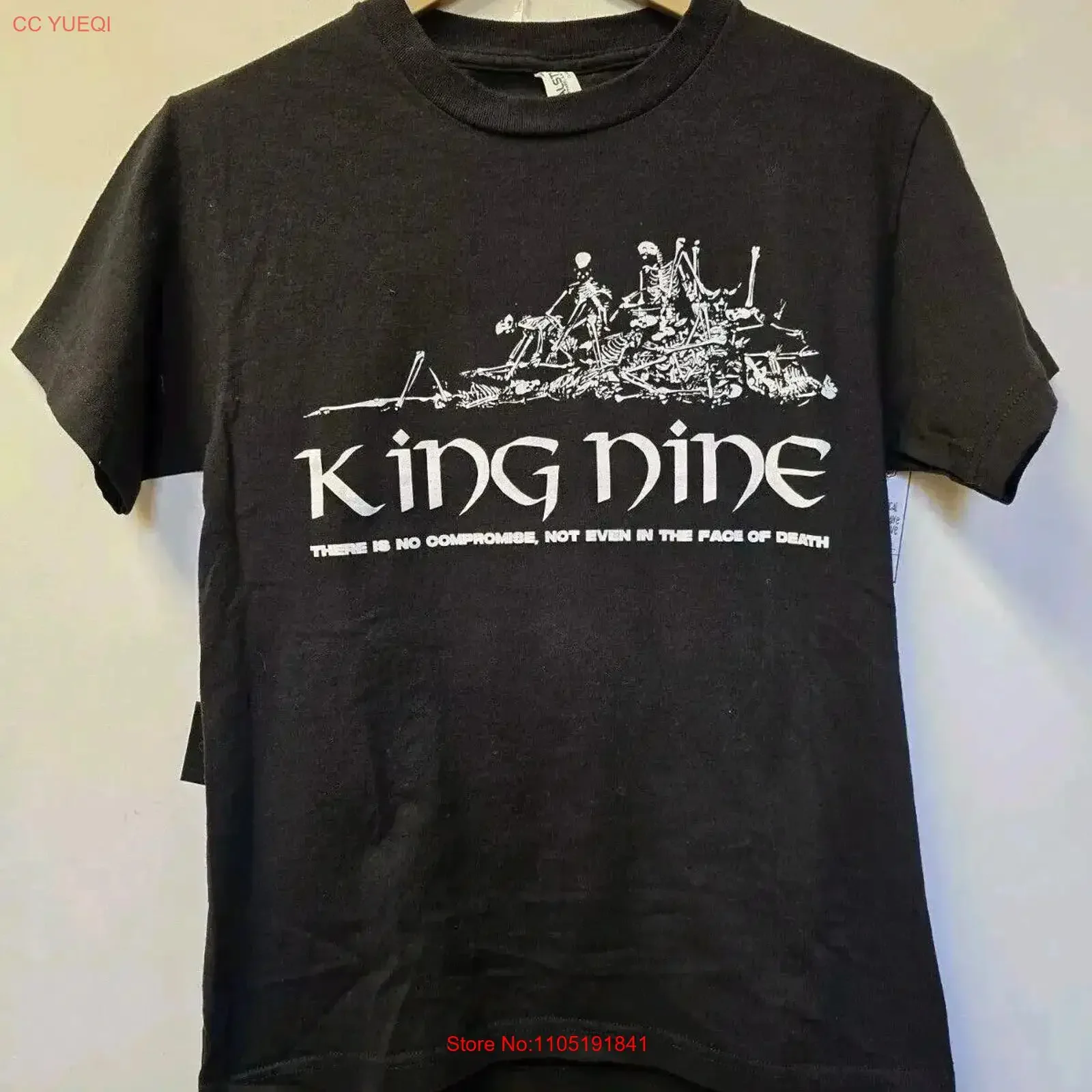 King Nine Band T Shirt S Hardcore Long Island New York vintage Washed graphic designer clothes fashion Stylish Comfortable