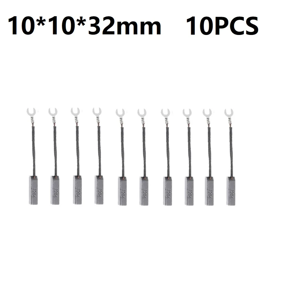J204 Diesel Generator Electric Motor Alternator 10 Pack Carbon Brushes Replacement Components for Reliable Performance