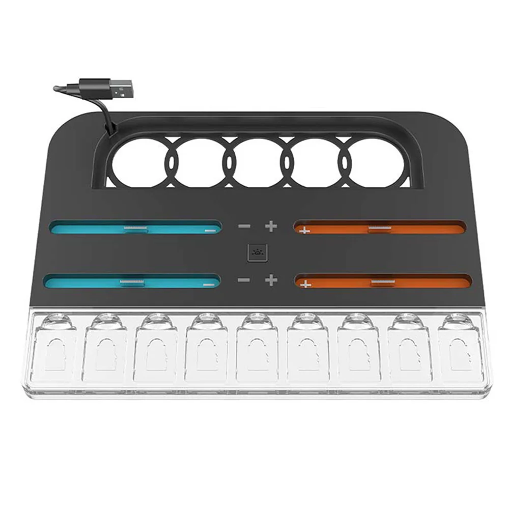 

LED Charging Dock with Game Storage for Switch2 Universal Gaming Accessory