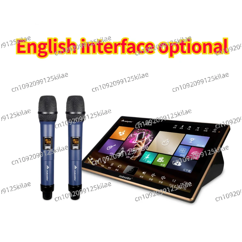 2023 18.5 5in1 4T Karaoke Machine New Design Touch Screen Android System Home Party Karaoke Player