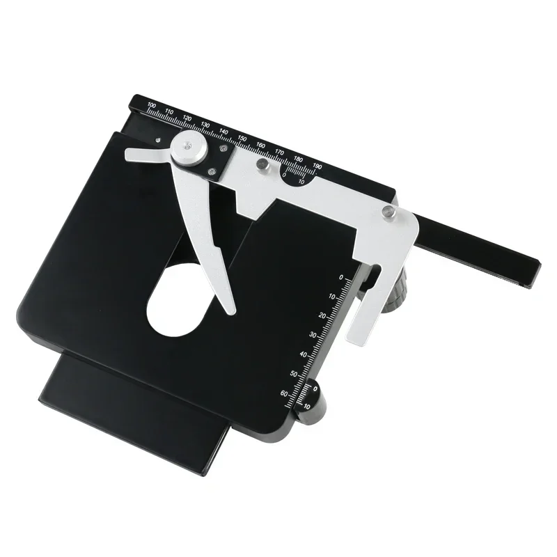 Microscope Attachable Mechanical Stage X-Y Moveable Caliper Vernier with Scale For Biological Microscopio