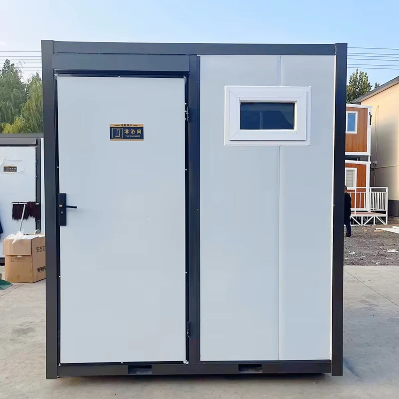 Low Cost Portable Prefab Toilets Outdoor Prefab Restroom Toilet Houses Mobile Toilet Trailer