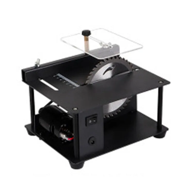 CheapMini desktop sawing machine electric cutting machine band saw blade adjustable speed angle adjustment 35MM cutting