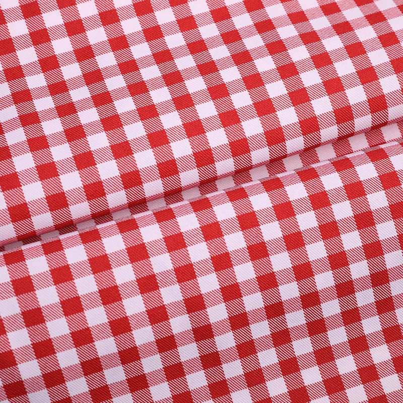 Cotton Polyester White Red Che - Quilt Cotton Summer recension och pris