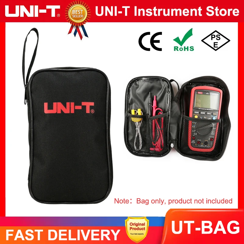 Сумка для комплекта UNI-T 22*14*5 см, холщовая сумка для измерителя, сумка для мультиметра, коробка для хранения, подходит для инструментов UNI-T и различных других брендов Сумка для комплекта UNI-T 22*14*5 см, холщовая сумка для измерителя, сумка для мультиметра, коробка для хранения, подходит для инструментов UNI-T и различных других брендов