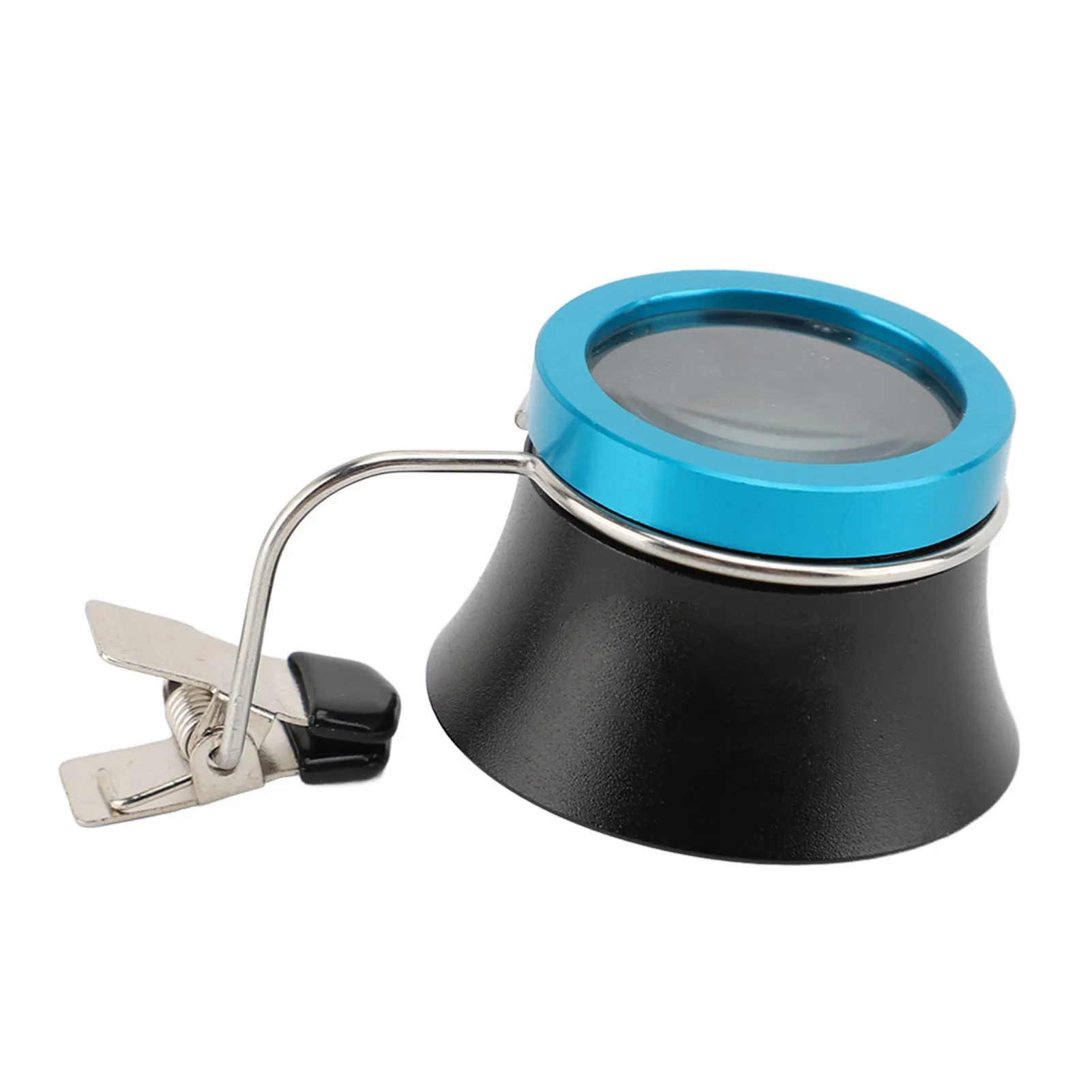 Compact Magnifier Portable Design Repair Magnifying Glass Metal Structure Polishing Lens Excellent Clarity for Jewelry Making
