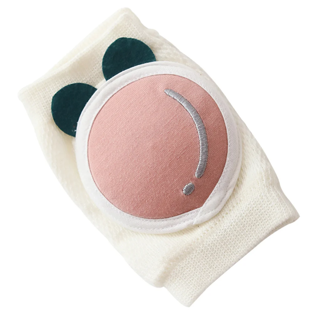 1Pair Kneepads Cotton Material Breathable Sweat Absorbent Deodorant Knee Pads for Crawling Infants
