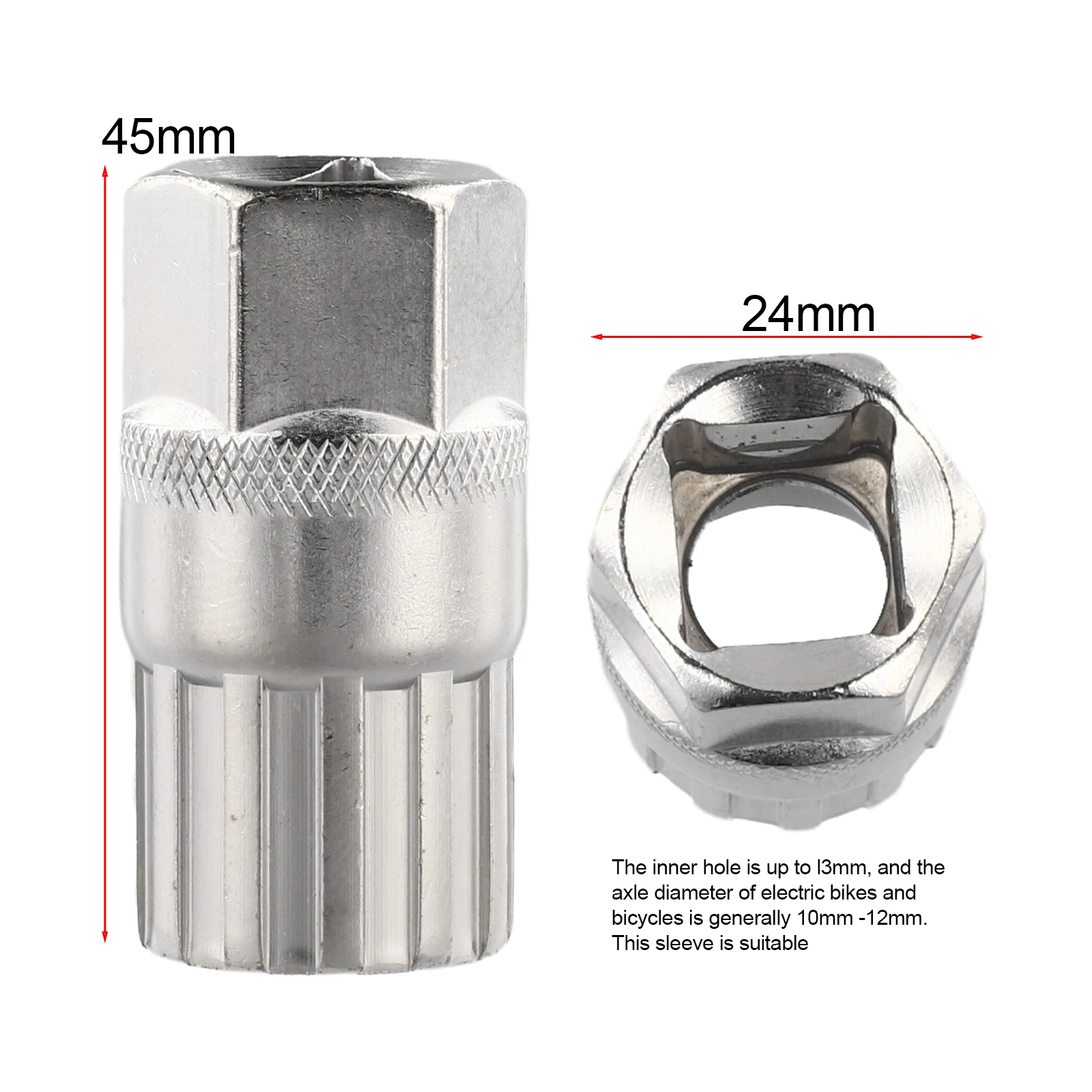 Routine Maintenance Flywheel Installation Tool Carbon Steel Tool For Various Bicycle Maintenance Heat-treated Alloy Steel