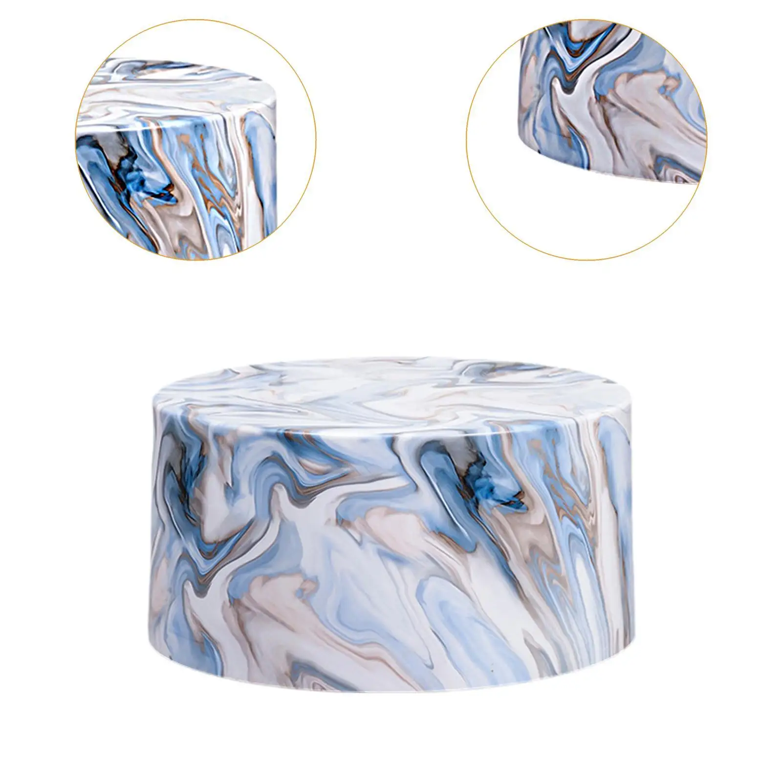 عارضة أزياء مستديرة عرض الركيزة حامل اسطوانة أكريليك حديث للنموذج