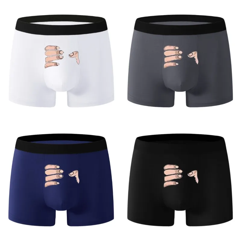

2/4 PCS new close-fitting boxer shorts are a musthave for men black underwear for the summer of 2025 is comfortable High quality