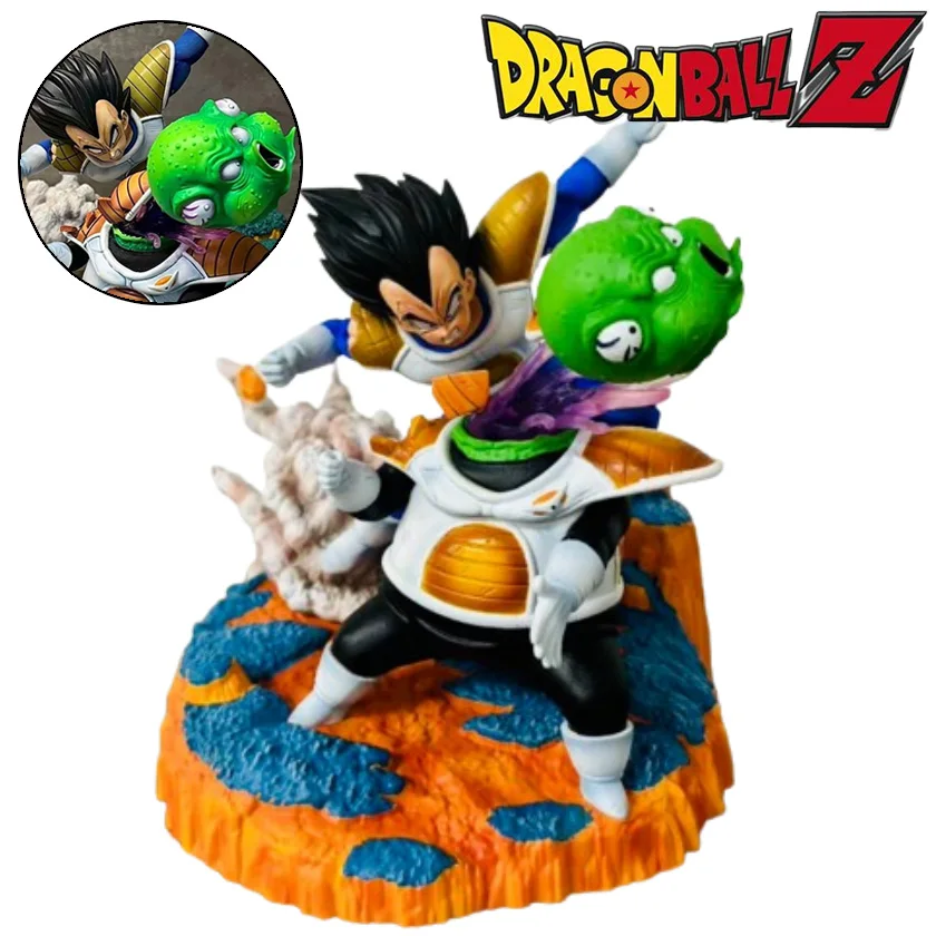 

Dragon Ball Z Vegeta Iv Vs Guldo Figure Anime Collection Action Figurine Vegeta Beheading Guldo Pvc Model Statue Toy Ornament