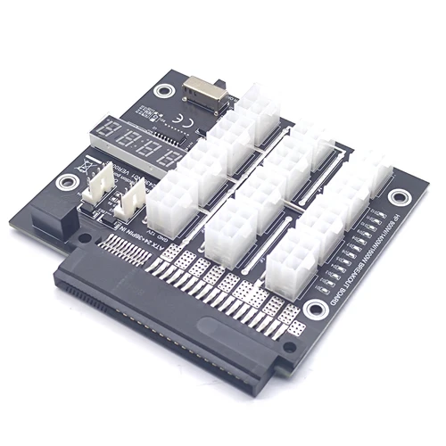 Imagen 2 del producto Versión actualizada ATX 18+12PIN a 12x6Pin fuente de alimentación adaptador de placa de ruptura convertidor 12V para la marca Dell PSU y minería BTC