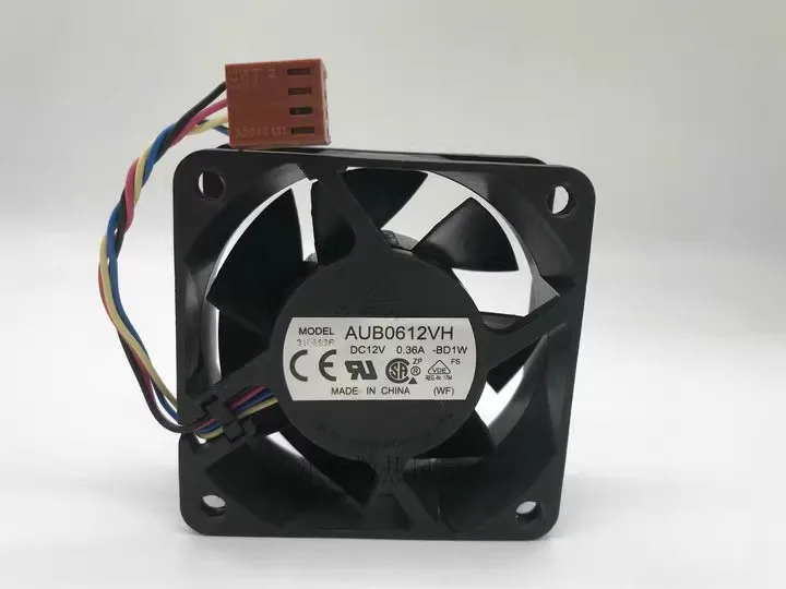 

Free shipping original AUB0612VH 6025 12V 4-wire PWM temperature control 6CM cooling fan