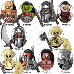 Figuras de acción de la película Medieval Orc uruk-hai Goblin Sauron, accesorios, bloques de construcción, juguetes, regalos para niños, TV6402