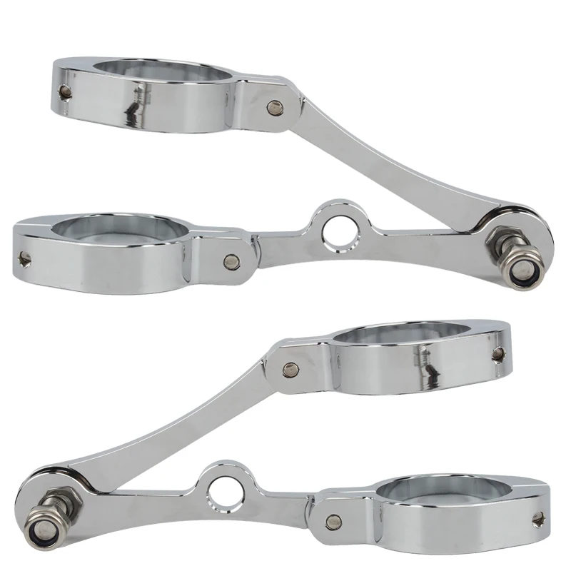 Powermotor Universal Motorrad Motorrad Scheinwerfer Scheinwerfer Halterung Klemme 39/41mm für Harley Cafe Racer Yamaha Suzuki – Detail 5