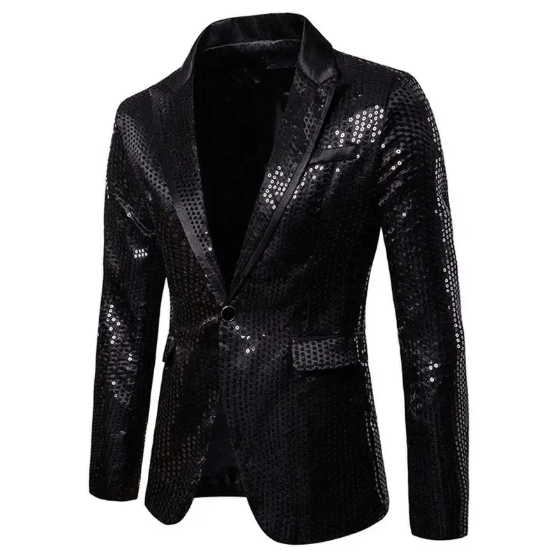 Az15shiny ouro brilhante decorado jaqueta noite clube formatura terno masculino blazer homme traje palco wear para cantor