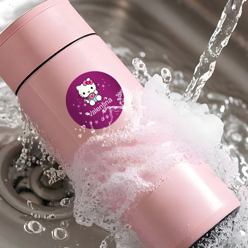 Hello Kitty Personalized Name Stickers Lovely Cartoon Label For Art Supplies Paint Brushes Sketchbooks Creativity Tools‌ view 5