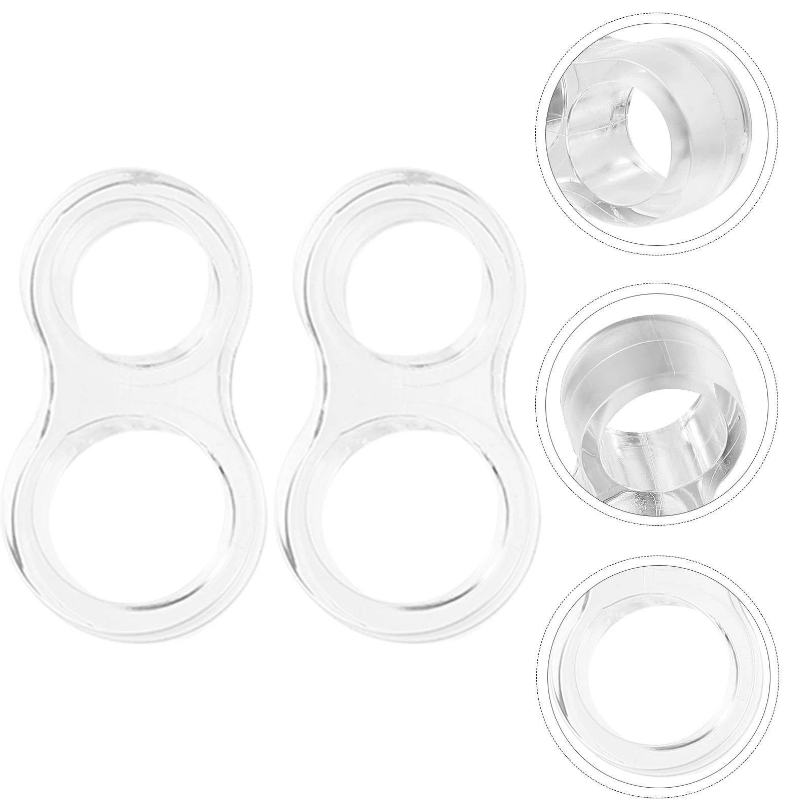 

10 pcs Bumper Stoppers PVC Protector Transparent Handle Door Handle Stopper Cushioning Wall Scratch Proof Door Hardware