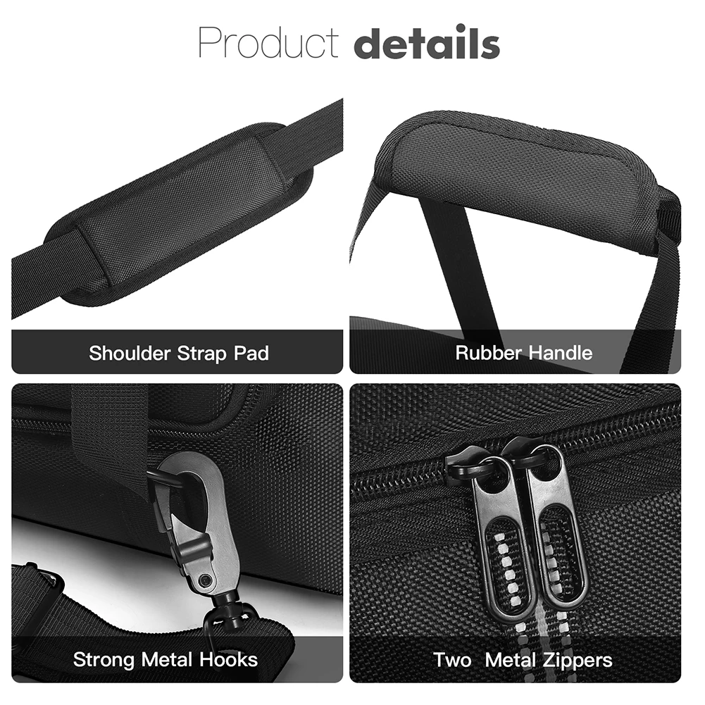 حقيبة حمل لـ DJI Power 1000 حقيبة محطة طاقة محمولة حقيبة تخزين للسفر مقاومة للماء والغبار مع حزام كتف ومقبض #5