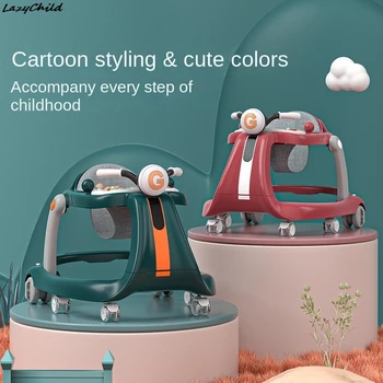 Lazychild New Baby Walker with Anti-O-shaped Legs Multi-function Anti Rollover Baby Walker Children's Start CarBaby Lazychild New Baby Walker with Anti-O-shaped Legs Multi-function Anti Rollover Baby Walker Children's Start CarBaby