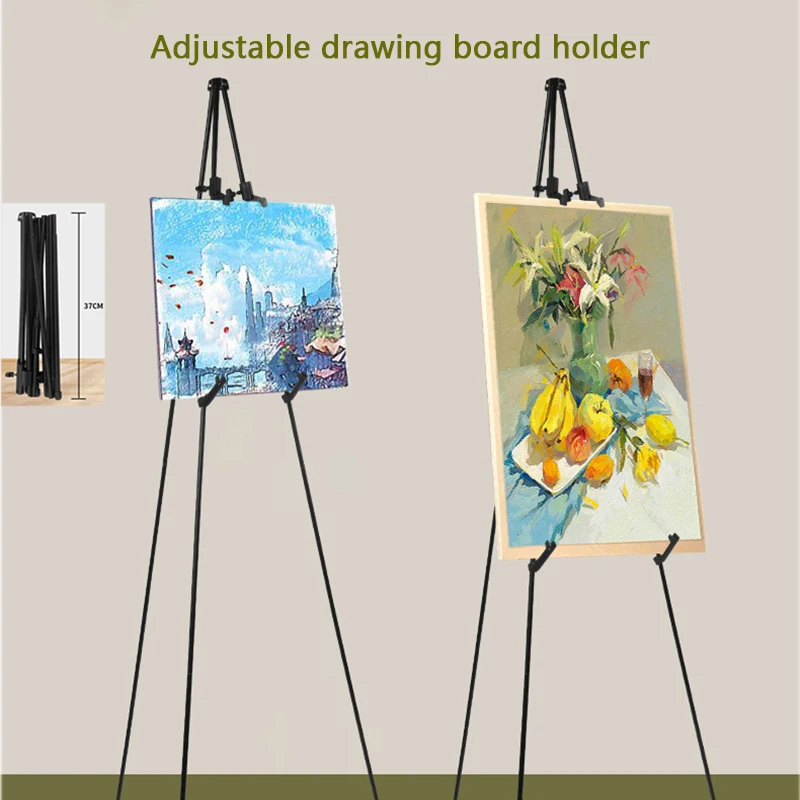 

Folding Tripod Display Easel Stand Art Drawing Easels Painting Art Easel Holder for Photo Frame Art Boards Wood Board Posters