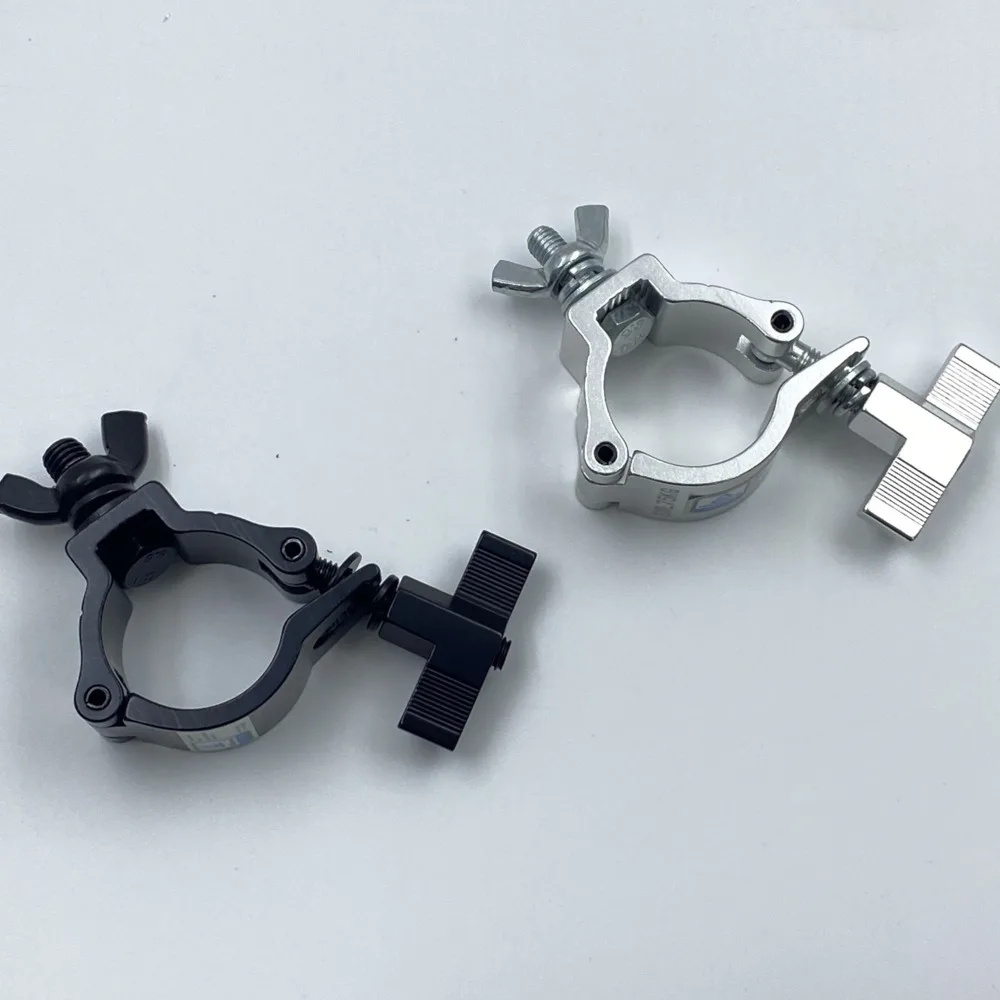 OD 35–38 mm Rohrschelle T-Mutter Schnellspannrohr Halbkupplungen Aluminiumlegierung Truss Mount Clamp Bühnenflügelknopf Easy Lock Klemmen