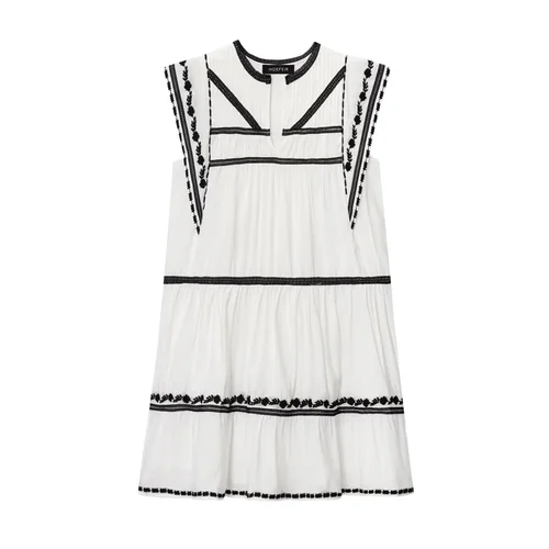 Imagen 2 del producto Nuevo vestido bordado en contraste ajustado de estilo europeo y americano a la moda para mujer