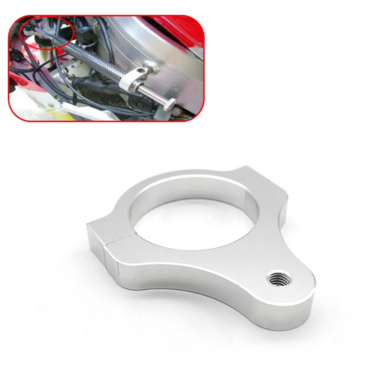 Steering Damper Stabilizer Clamp, Suporte Adaptador de Montagem para Honda Suzuki, Yamaha, Kawasaki, HARLEY, APRILIA, 38mm