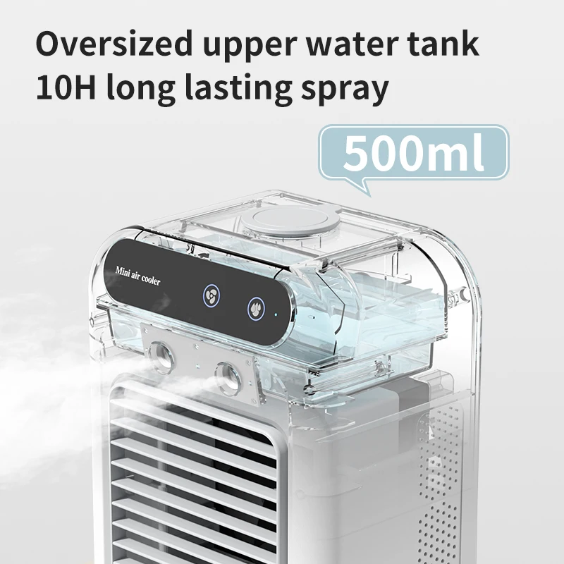 High quality air conditioning fan, portable air conditioner, rechargeable air cooler