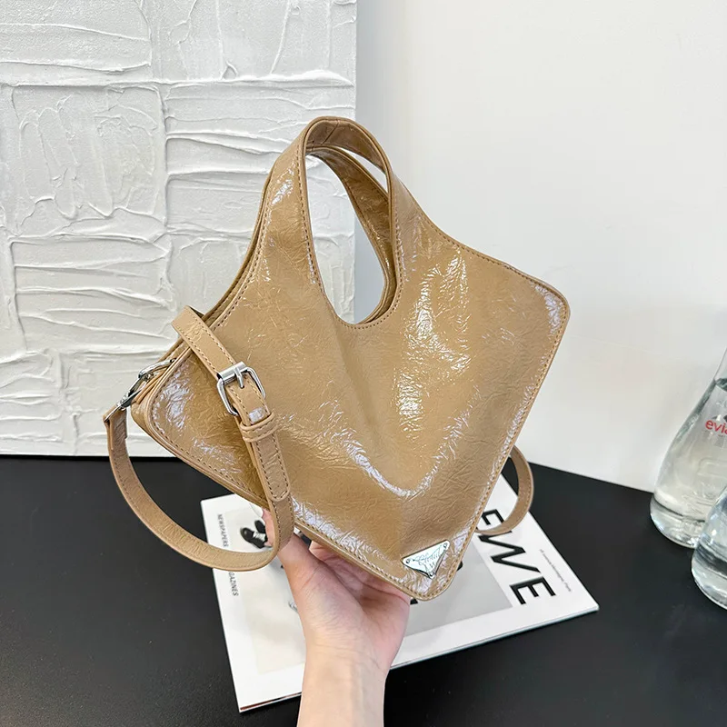 

Летняя нишевая большая сумка 202, роскошная женская сумка через плечо, просторная сумка через плечо, минималистичная сумка «день-ночь», текстурированная сумка-слинг