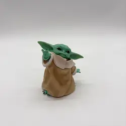 Star War Mandalorian Little Baby YODA Statue 8cm Figure Toys