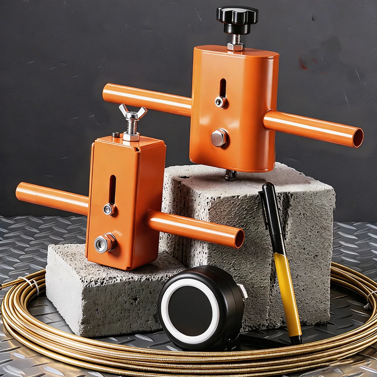 Semi Automatic Wall Wiring Machine Portable Anti-Jamming Cable Threading Tool Electric Drill Conduit Pipe Construction Tool
