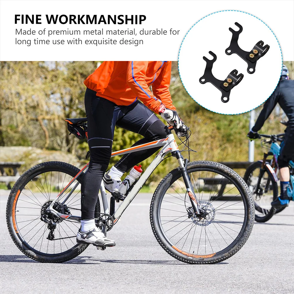 

4Pcs Disc Brake Adapter Bracket Adjustable for Bike Frame Modification Strong Brake Mounting Holder Bicycle Support Accessory