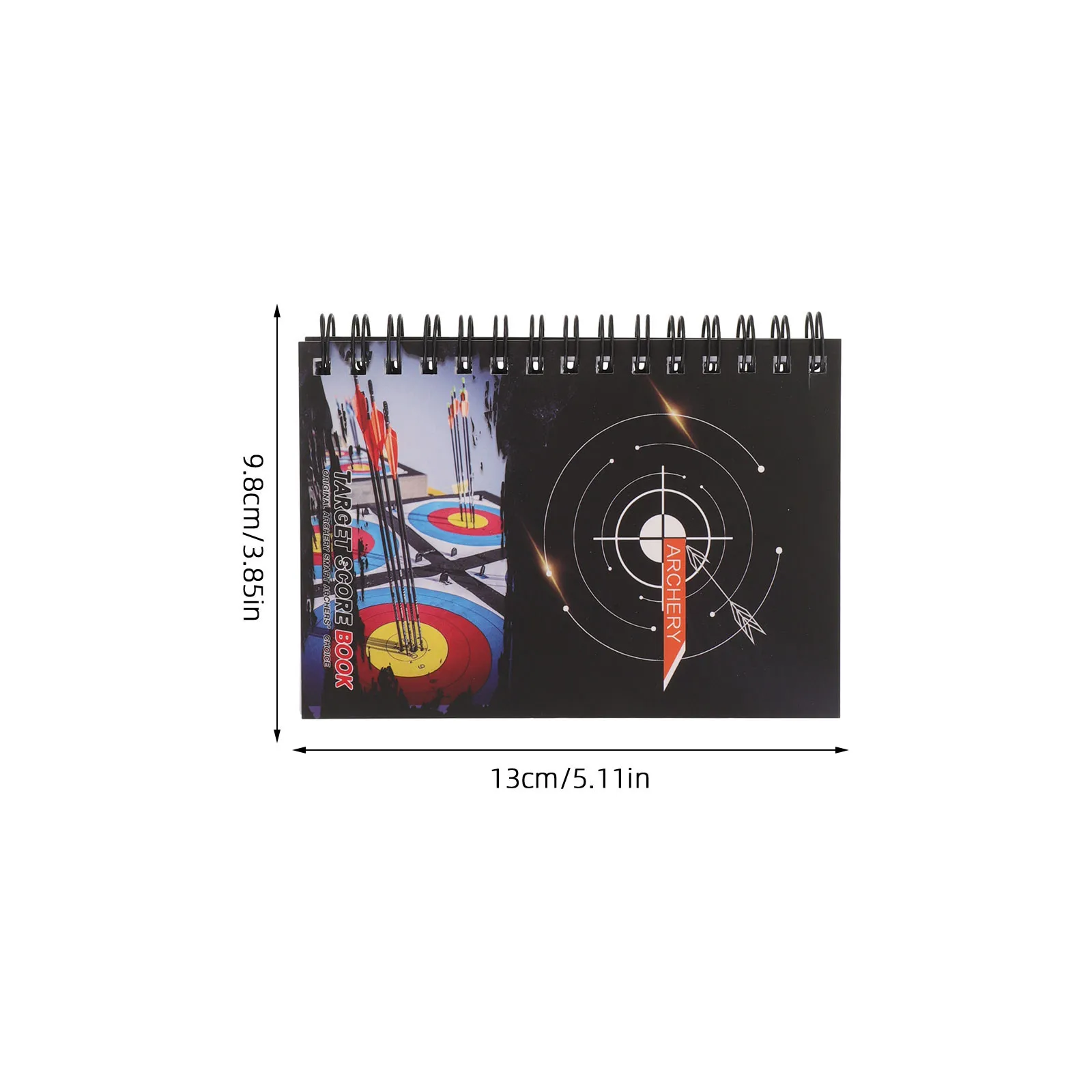2Pcs Archery Spiral Bound for Precise Practice Competition Tracking and Coaching Log Archery Trainer Book
