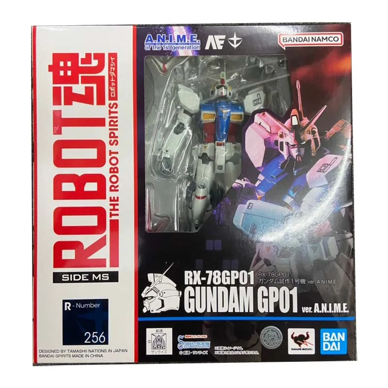 Bandai Figure Gundam Anime Figures Robot Spirits RX-78 GP01 Zephyranthes Mobile Suit Gunpla Action Figure Toys For Boys Gift