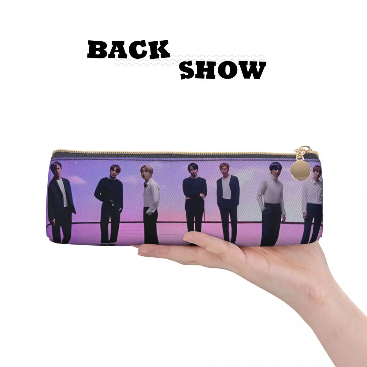 Astuccio retrò Kpop Pop Pop Band Pencil Box Music Singer School Pencil Cases ragazze ragazzi Zipper forniture scolastiche fai da te personalizzate