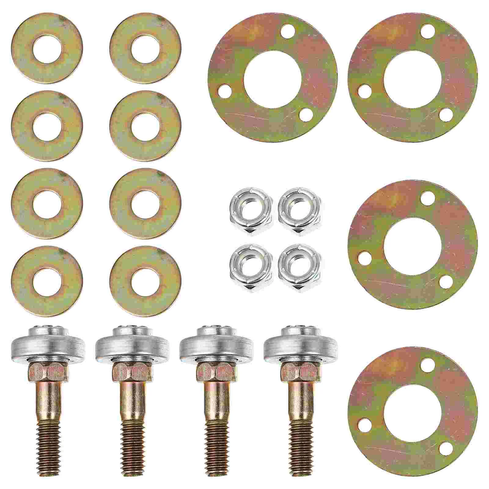 Ferro Parafusos Kits para Balançando Cadeira Bearing, Móveis Ligação Fittings, acessórios de escritório, 4 PCs