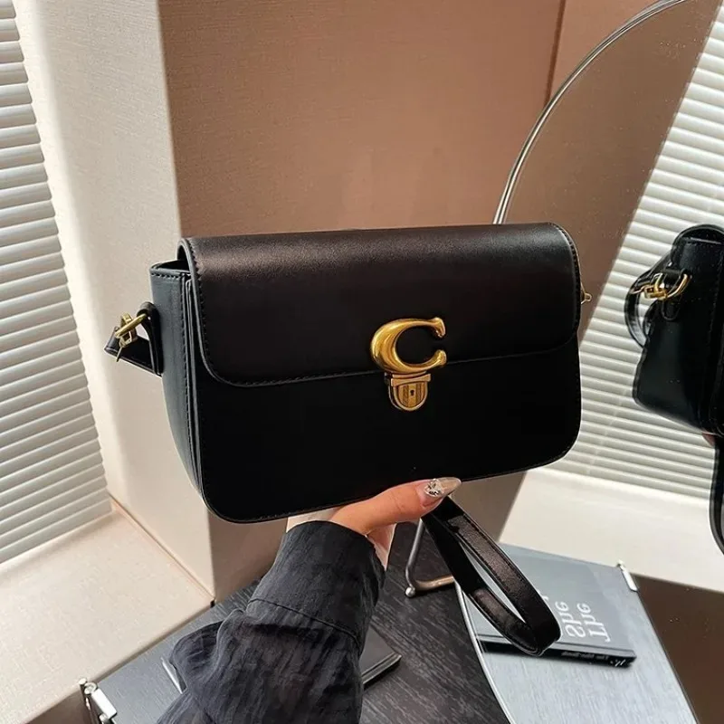 Vintage Elegant Designer Diaper Bags For Women Large Capacity Leather Shoulder Bag Minimalist Classic Luxury Fashion