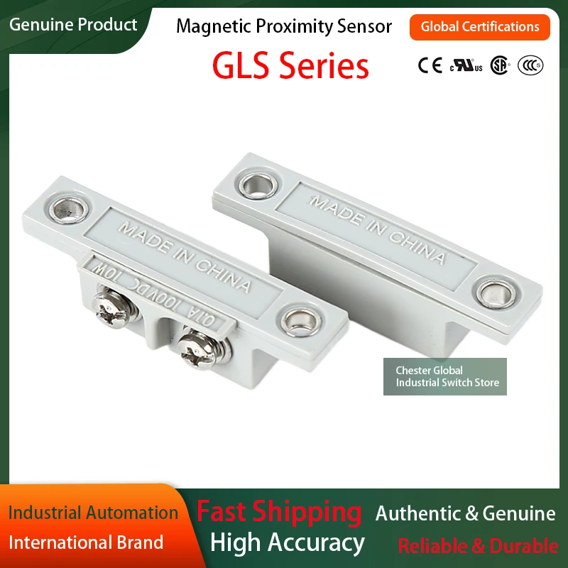 Original safety door switch magnetic Proximity sensor  Set GLS-1 Sensor GLS-S1 Magnet GLS-M1