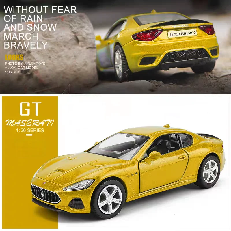 Maserati GranTurismo MC Coupe Modele symulacyjne, odlewane ciśnieniowo pojazdy i zabawki RMZ city 1:36 Kolekcja modeli ze stopu, pojazdy szynowe/z napędem silnikowym/samochody/rowerki