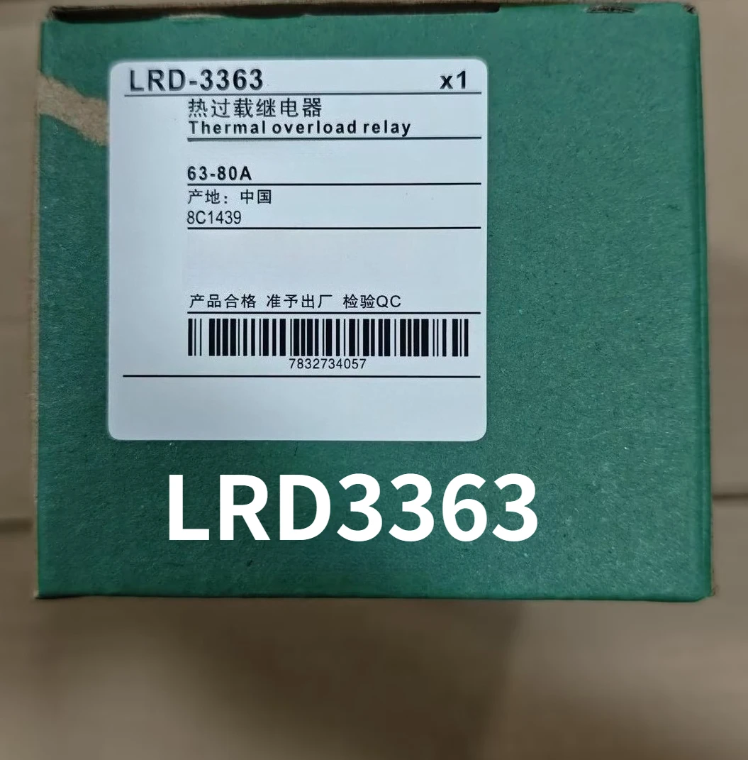 Brand New Original LRD3363 LRD Thermal Overload Relays 63...80 A - Class 10A  Production Takes 3 Days Fast Delivery