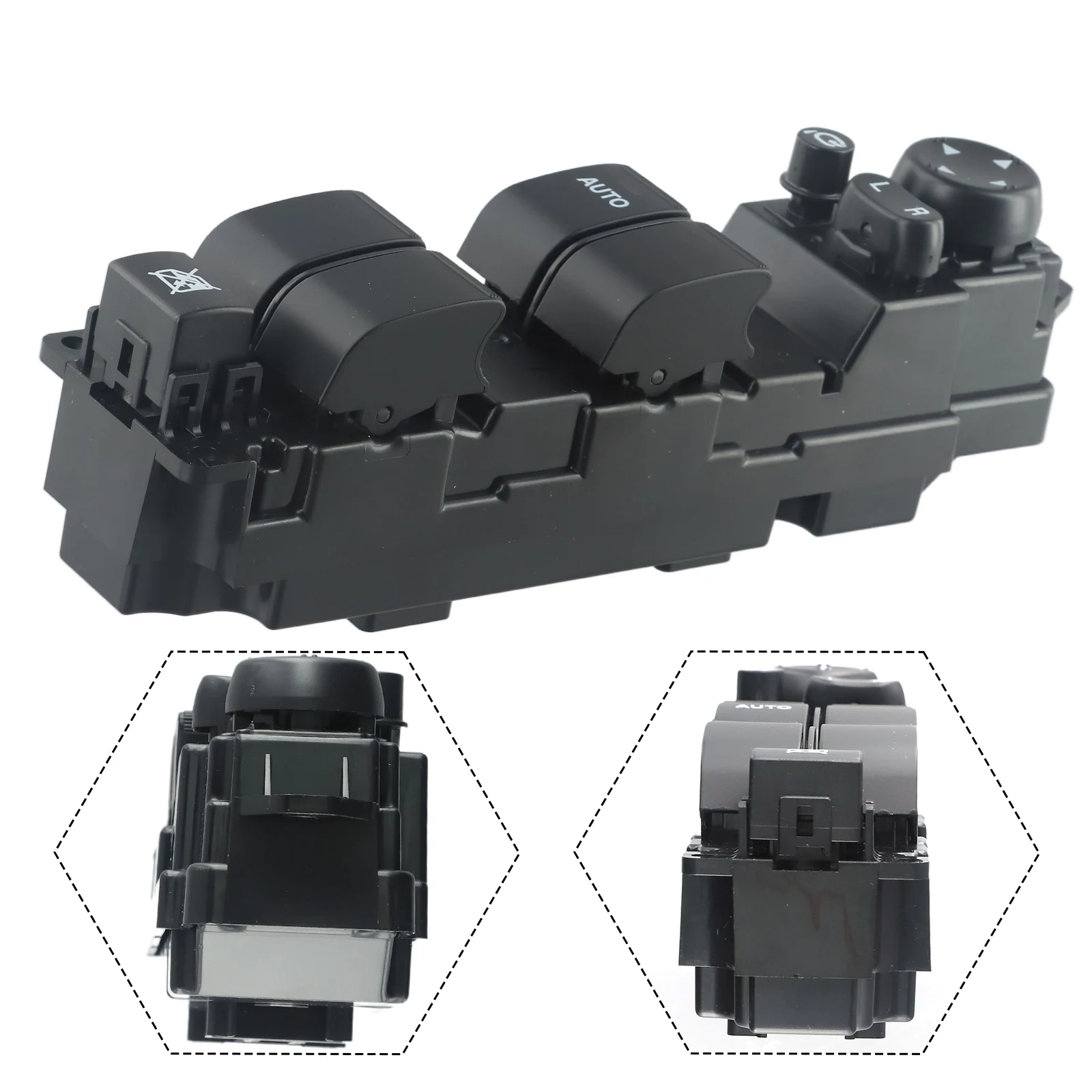 

Кнопка подъемника, черная кнопка управления стеклоподъемником DF74-66-350B, новая кнопка управления переключателем, высокое качество