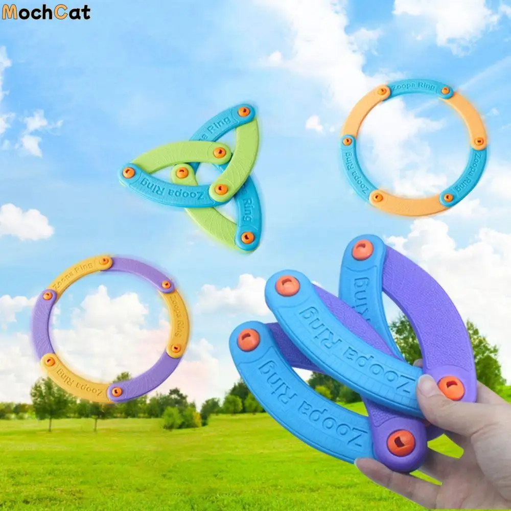 

EVA Outdoor Flying Disc Toy Catching Throwing Versatile Sound Flying Ring Safe Returning Hollow Flying Disc Toys Family Game