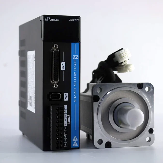 2026 Lichuan CNC Servos 80mm 750W 220V 3A 2.39N.m 3000RPM 17bit Absolute Value Servo Motor Driver Kit 80M02430B +LC10P-750