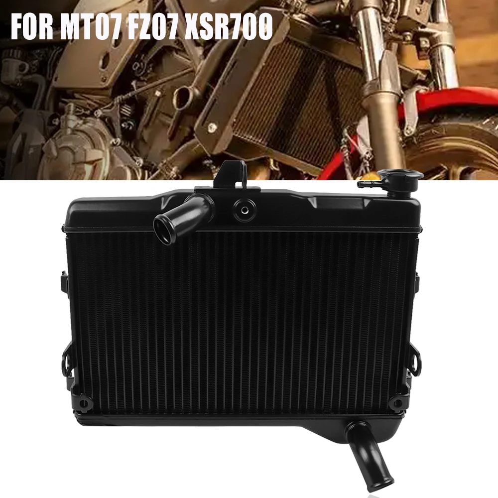 

MT07 FZ07 XSR700 Motorcycle Radiator Cooler Cooling Coolant Engine For YAMAHA XSR 700 18-21 MT-07 15-20 FZ-07 15-17 MT FZ 07