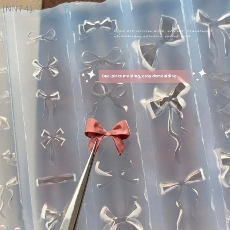 New Bowknot Silicone Mold For Nail Art – 3D Stereoscopic Stamp, DIY Handmade Manicure Tool And Decoration Accessory
