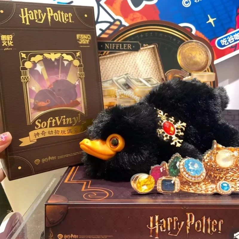 

Горячая оригинальная глухая коробка Гарри Поттера, фантастические звери и где найти их игрушка, загадочная коробка, Niffler Hedwig Puffskein, аниме